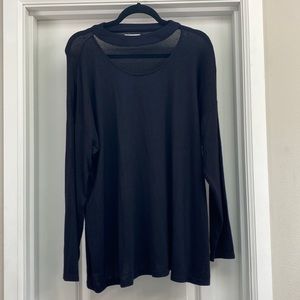 Maurices Black Long Sleeve Shirt 2x